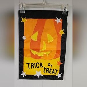 Halloween Trick or Treat Small Garden Flag